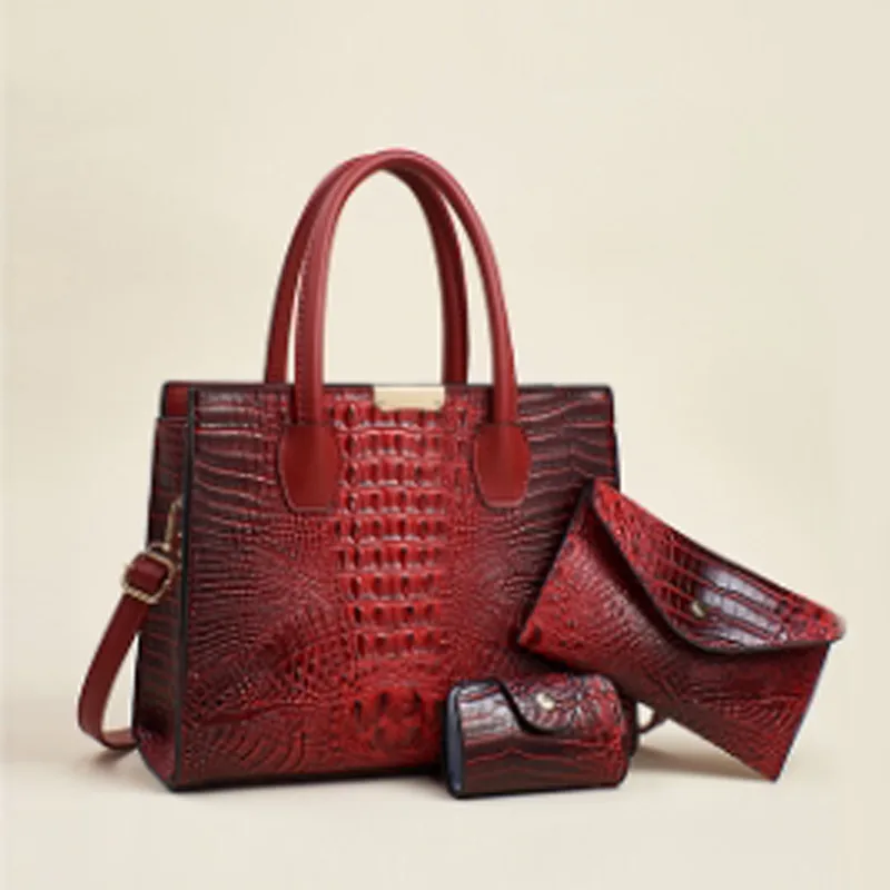 Stone Texture Square Bag Set