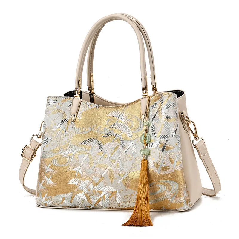 Square Stitched Tote Bag