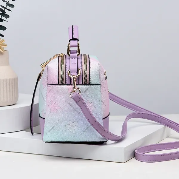 Color Block Vegan Handbag