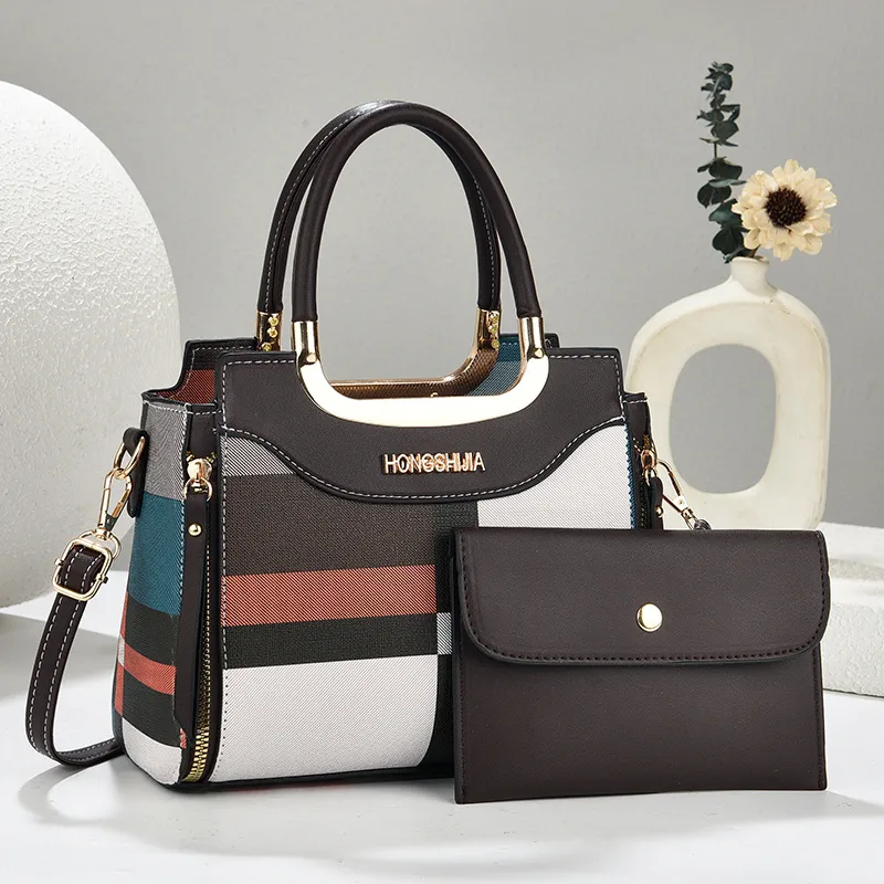 Plaid Square Shoulder Bag