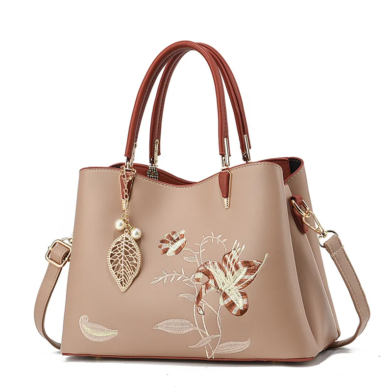 Medium Square Business PU Leather Zipper Clutch Bag For Women Featuring Printed Design