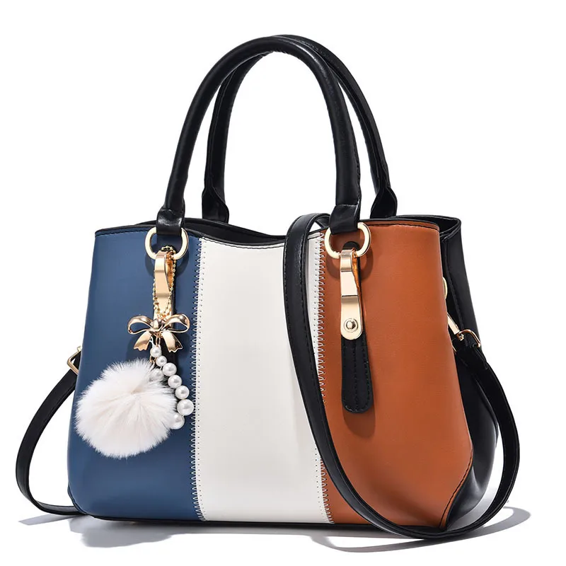 Square PU Top Handle Bag For Women With Single Shoulder Strap, Stylish And Practical Ladies Shoulder Bag