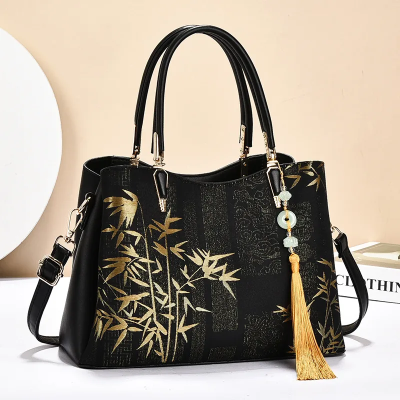 Square Stitched Tote Bag