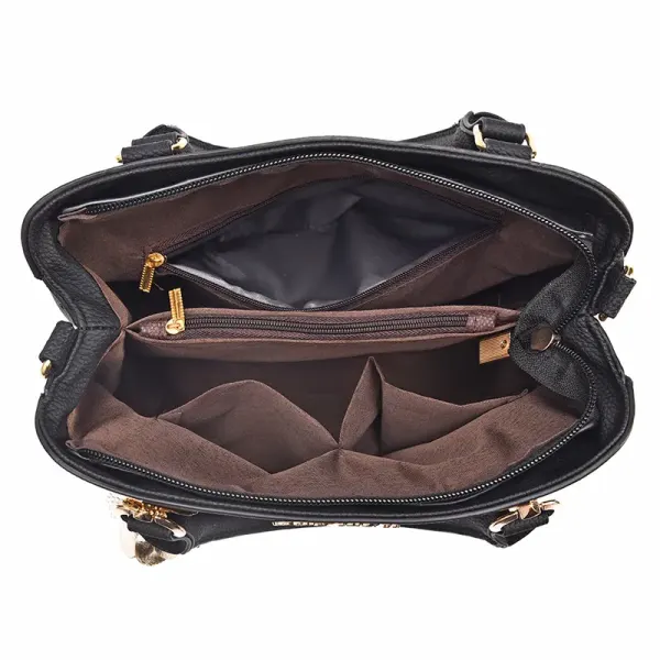 Square PU Bucket Bag For Women With Single Shoulder Strap, Stylish And Practical Ladies' Shoulder Bag
