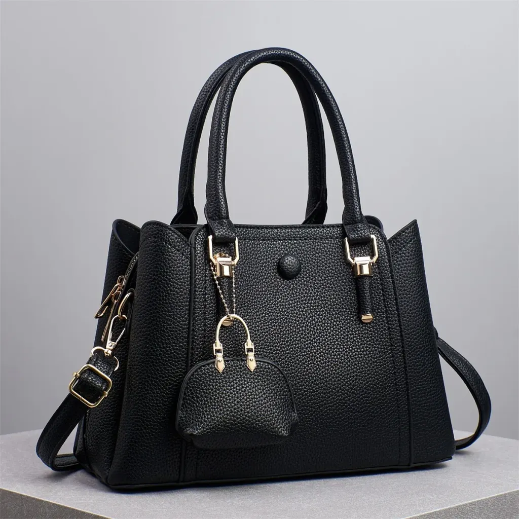 Spliced Square Shoulder Bag