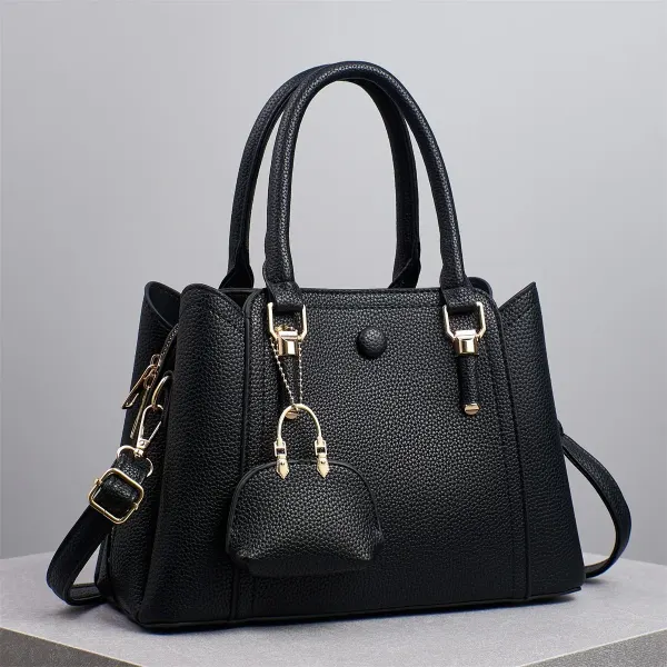 Spliced Square Shoulder Bag