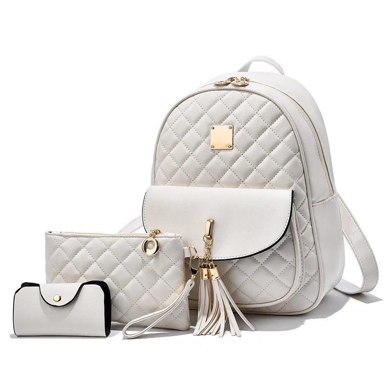 PU Butterfly Bow Bag Set With Double Shoulder Straps, Stylish Women's Shoulder Bag