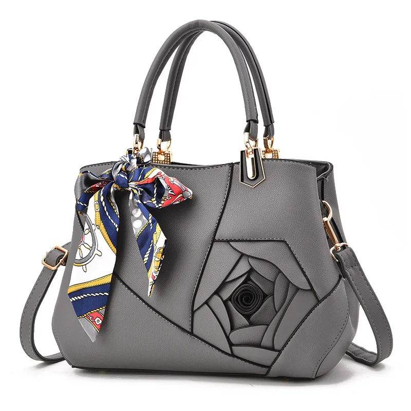 Large Solid Color Pu Leather Women’s Killer Shoulder Bag With Zipper Closure In Casual European And American Style