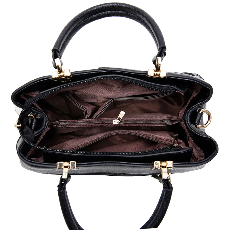 Woven-Pattern Vegan Leather Crossbody Bag