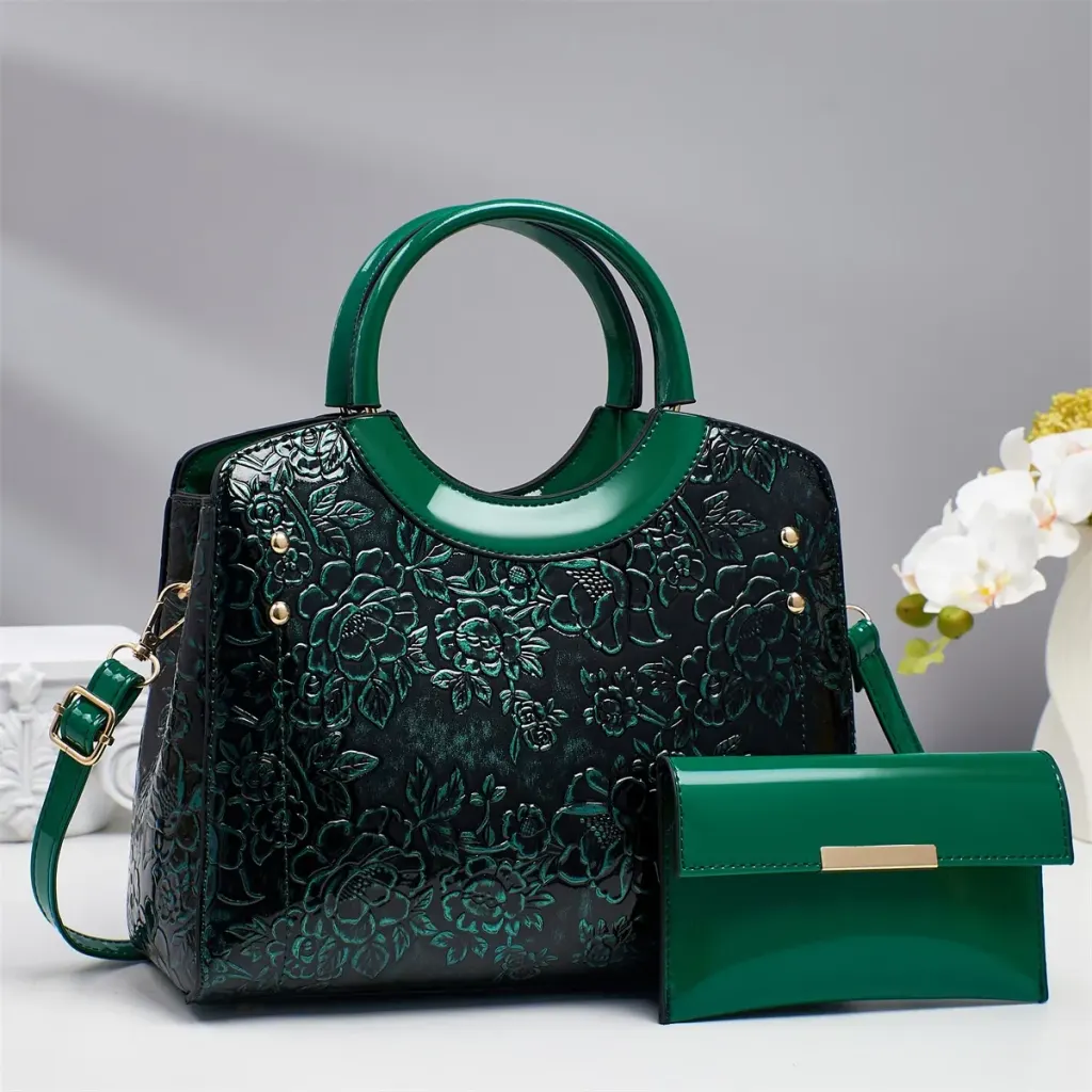 Multicolor Square PU Bag Set For Women Featuring Single Shoulder Strap