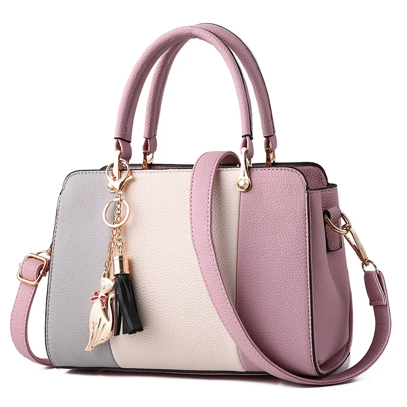 Large Multicolor Square Handbag
