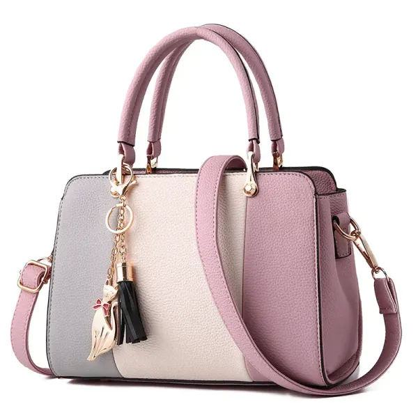 Large Multicolor Square Handbag