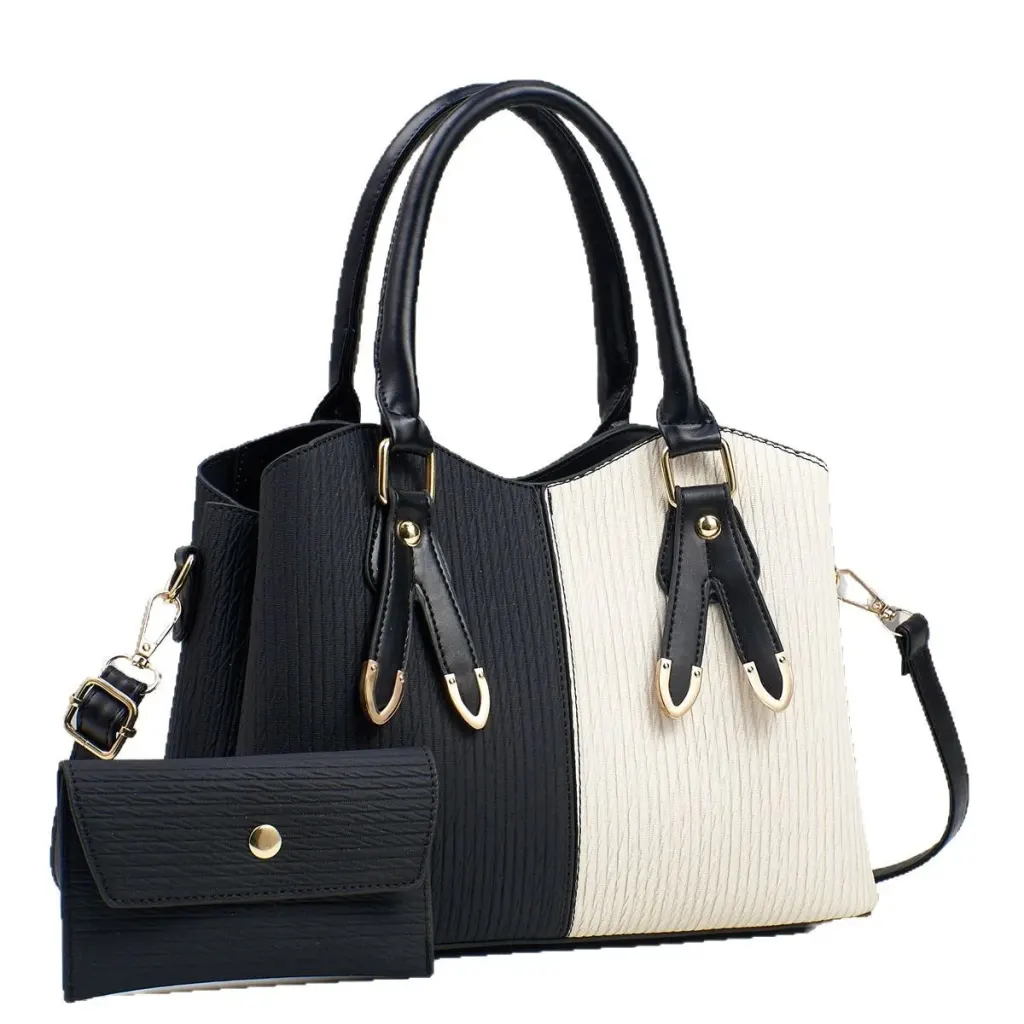 Multicolor Square Zip Bag Set
