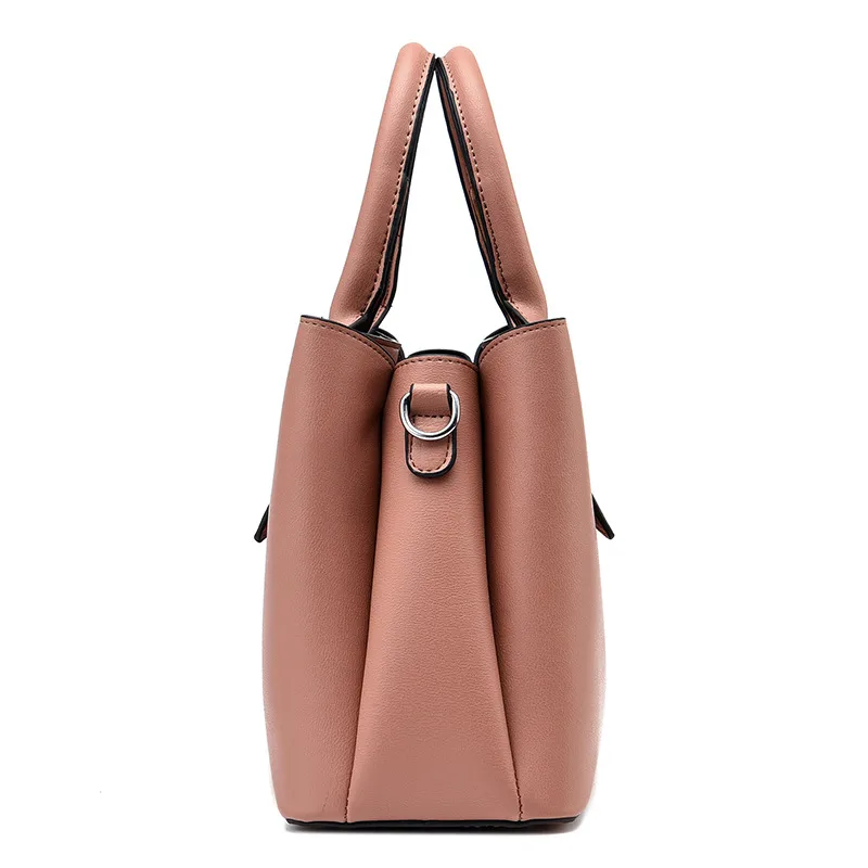 Solid Color Medium PU Leather Women’s Streetwear Shoulder Bag With Zipper Closure, Stylish Single Shoulder Design