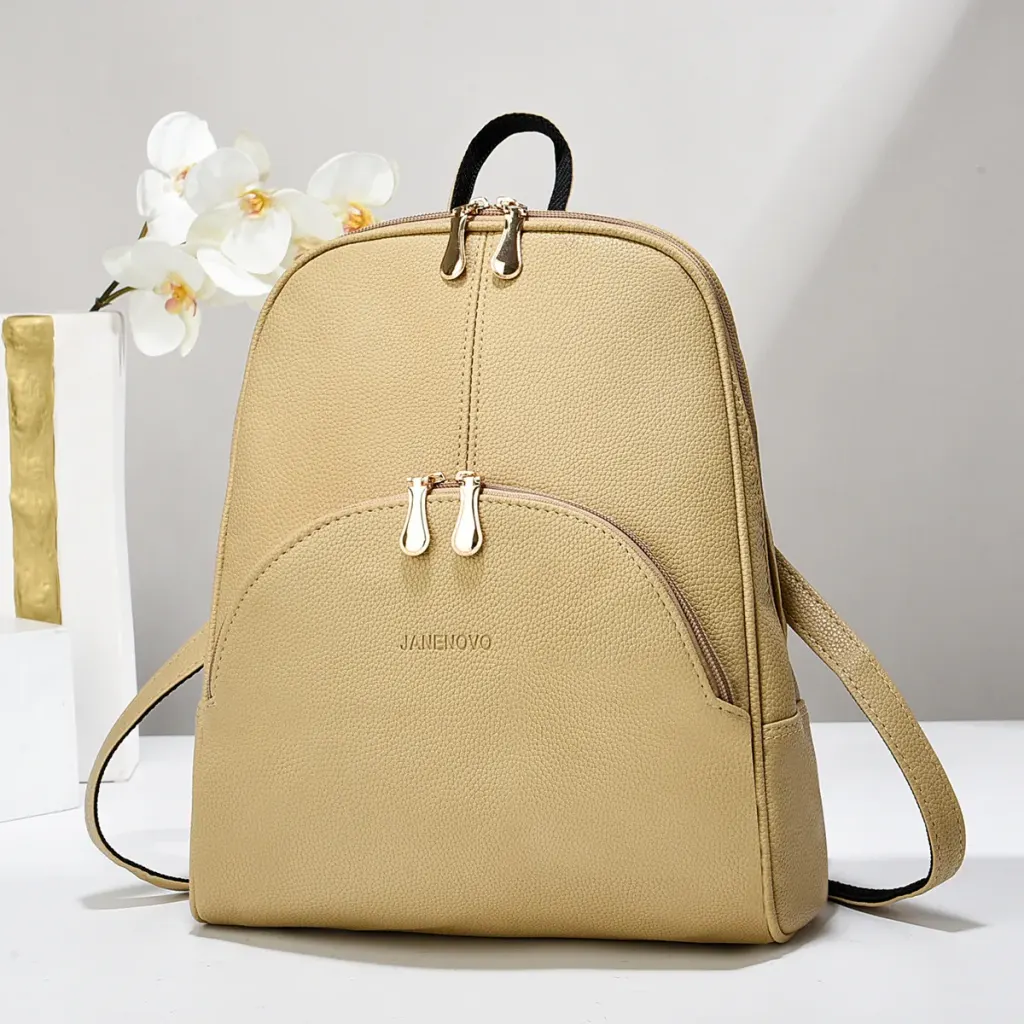School Backpack For Women Water Resistant With Durable PU Material