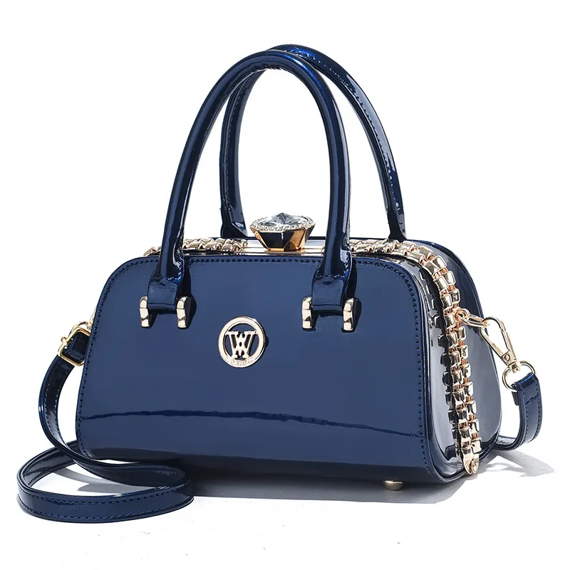 Small Square PU Bag With Zipper Closure, Featuring Sequins In Urban Minimalist Style For Women