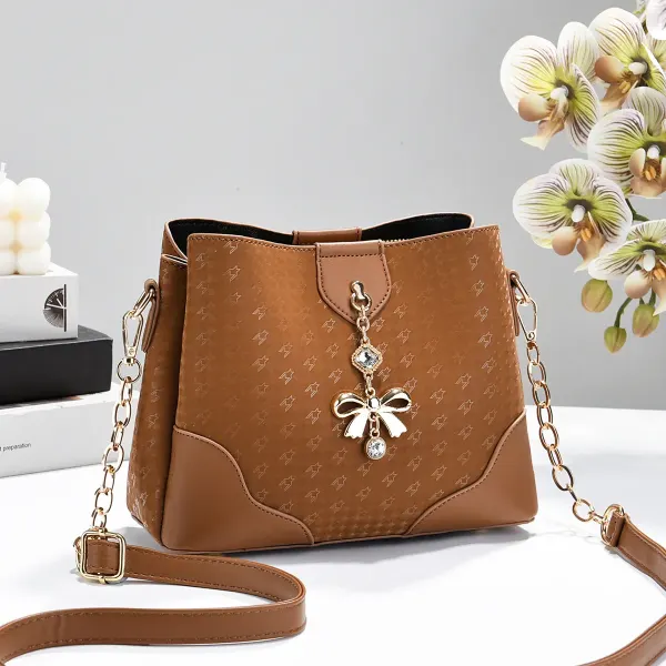 Stitched Vegan Bucket Bag