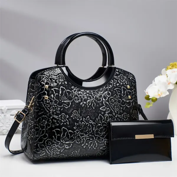 Multicolor Square PU Bag Set For Women Featuring Single Shoulder Strap