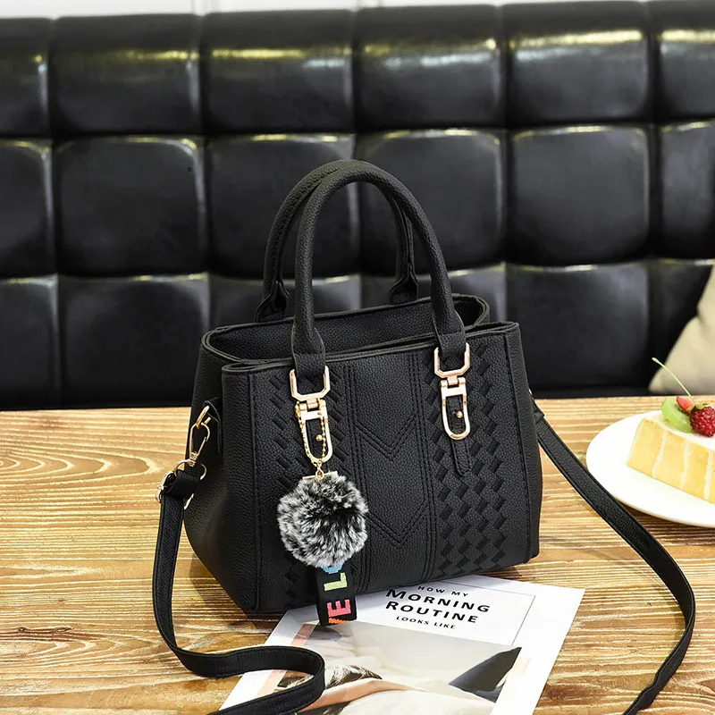 Solid Color Medium PU Leather Platinum Bag For Women Featuring Zipper Closure In Streetwear Style