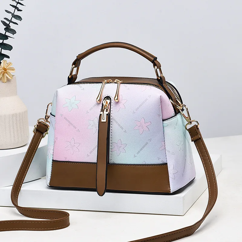 Color Block Vegan Handbag