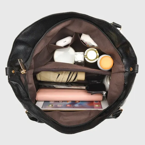 PU Bucket Bag For Women With Printing Design, Featuring Single Shoulder Strap