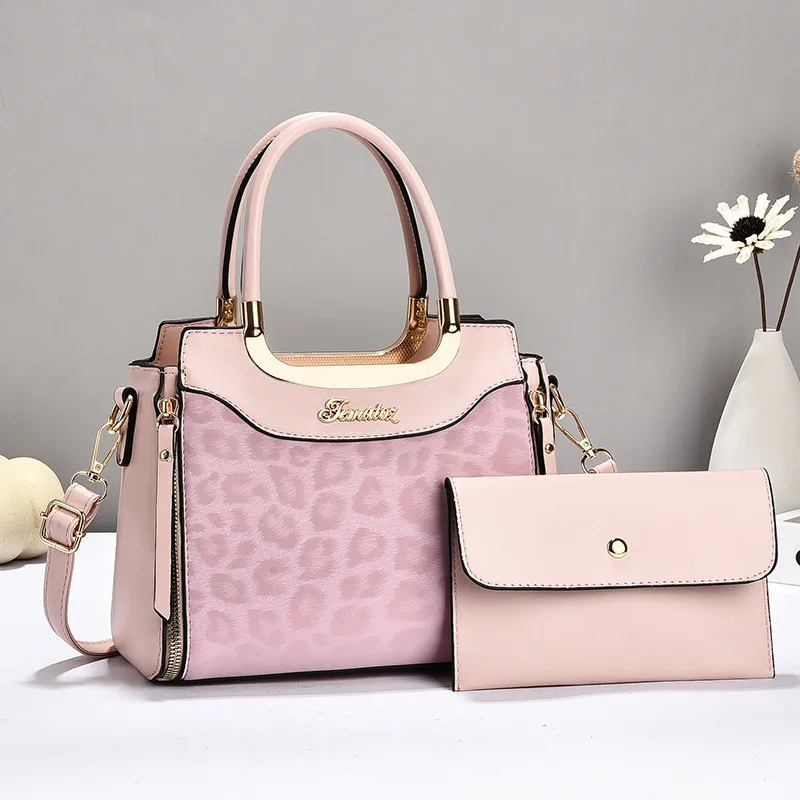 Leopard Square Handbag