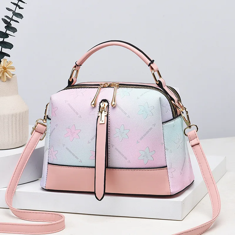 Color Block Vegan Handbag