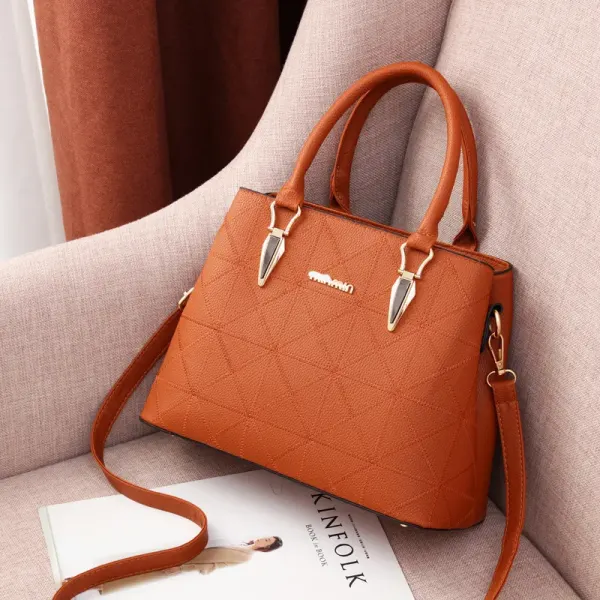 PU Bucket Shoulder Bag With Double Shoulder Straps, Stylish Ladies Shoulder Bag
