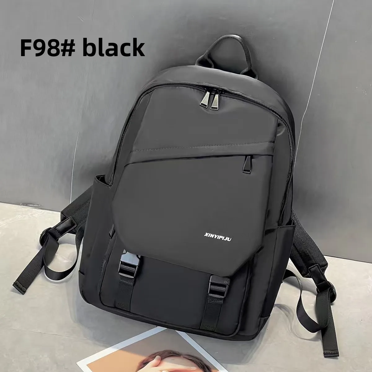 Water Repellent School Backpack For Women In Spring Featuring Durable PU Material And Stylish Sewing Thread Design