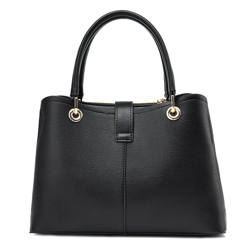 Square PU Tote Bag For Women Featuring Single Shoulder Strap With Stylish 19534511455 Fashion Element