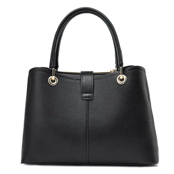 Square PU Tote Bag For Women Featuring Single Shoulder Strap With Stylish 19534511455 Fashion Element
