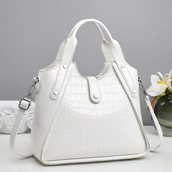 Crocodile Motorcycle Handbag