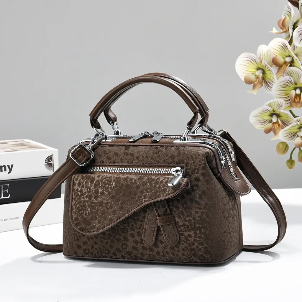 Leopard Pillow Handbag
