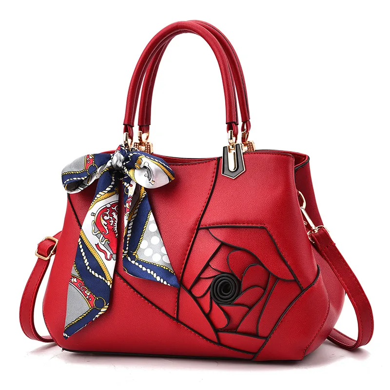 Large Solid Color Pu Leather Women’s Killer Shoulder Bag With Zipper Closure In Casual European And American Style