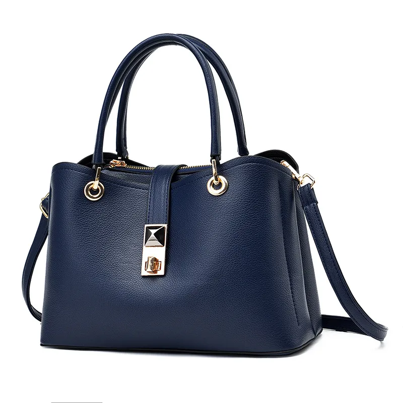 Square PU Tote Bag For Women Featuring Single Shoulder Strap With Stylish 19534511455 Fashion Element