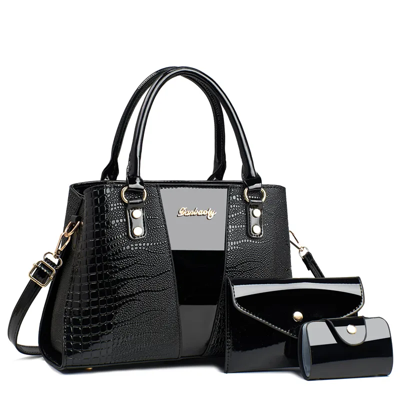 Crocodile Square Bag Set