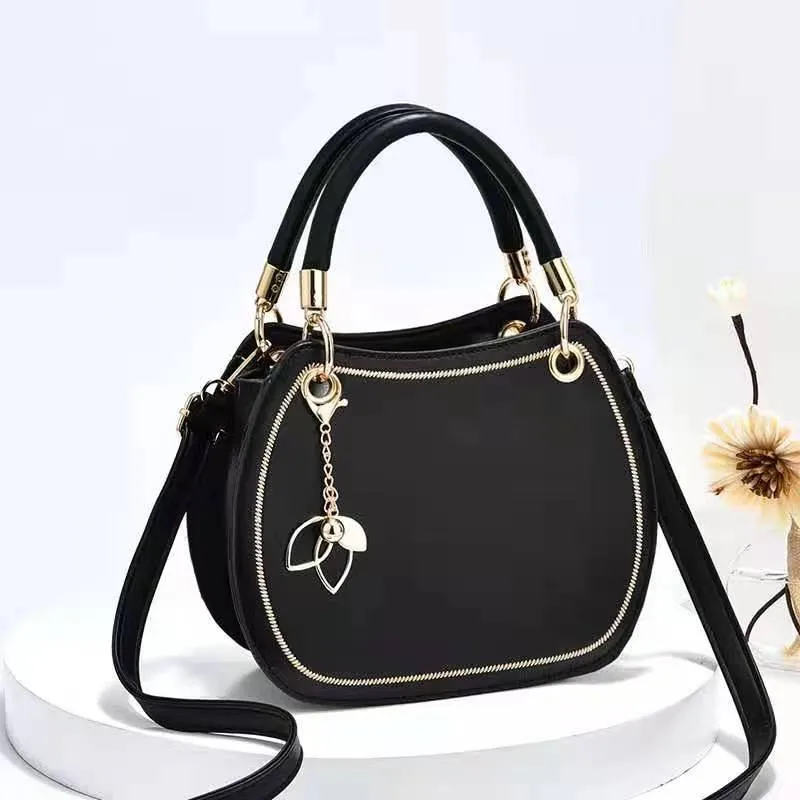 Women’s Square Crossbody Bag In PU Leather With Sewing Thread Detail, Featuring Sling Strap For Autumn & Winter