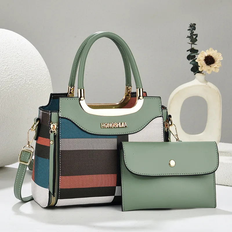 Plaid Square Shoulder Bag