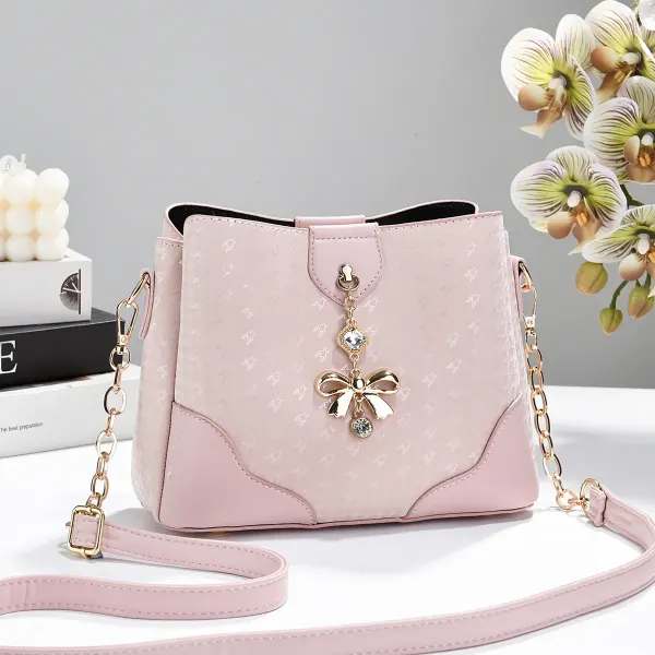 Stitched Vegan Bucket Bag