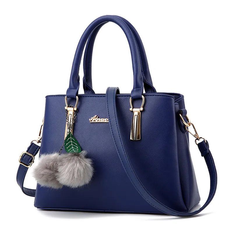 Large Vegan Leather Shoulder Bag