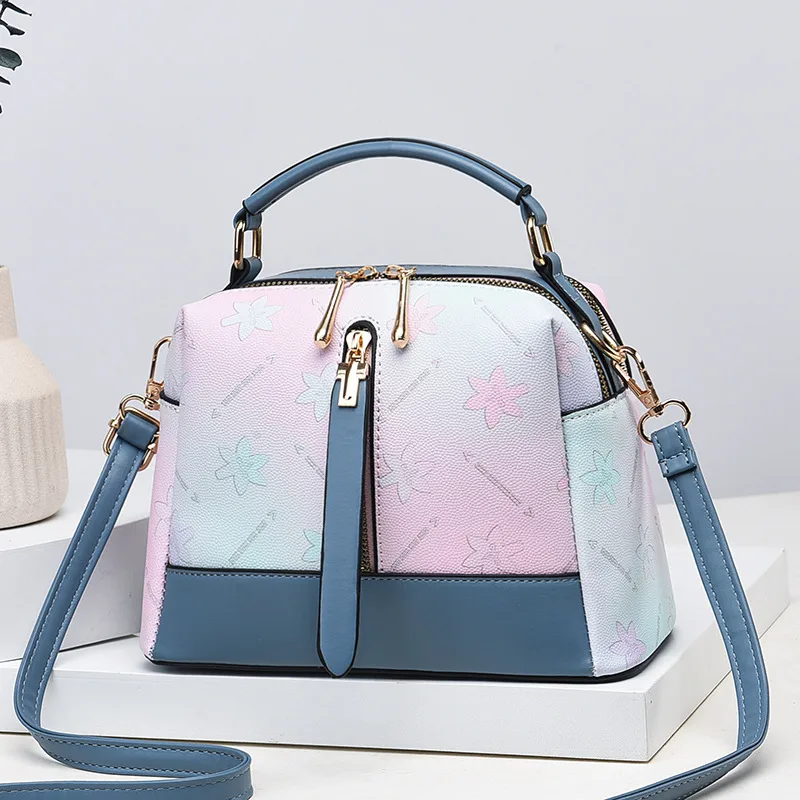 Color Block Vegan Handbag