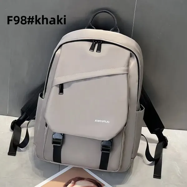 Water Repellent School Backpack For Women In Spring Featuring Durable PU Material And Stylish Sewing Thread Design