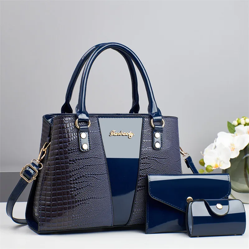 Crocodile Square Bag Set