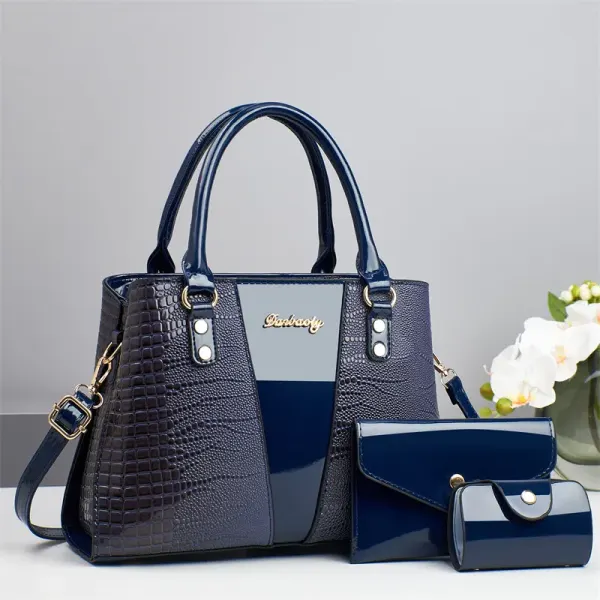 Crocodile Square Bag Set