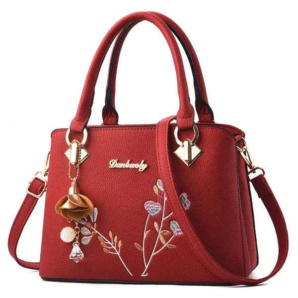 Square PU Bucket Bag For Women With Single Shoulder Strap, Stylish And Practical Ladies' Shoulder Bag