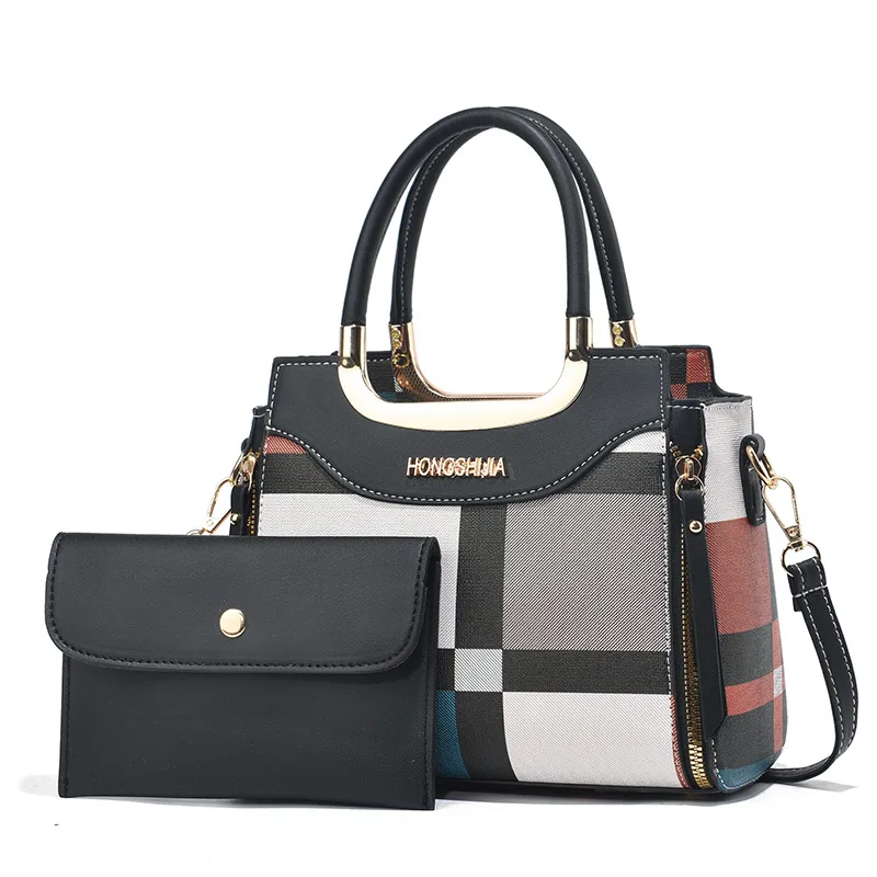 Plaid Square Shoulder Bag