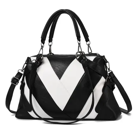 Large Plaid Shoulder Bag