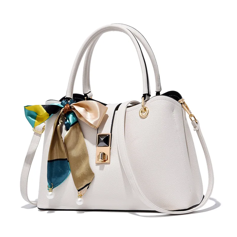 Large Square Urban Minimalist PU Shoulder Bag With Zipper Closure, Stylish Crossbody For Women