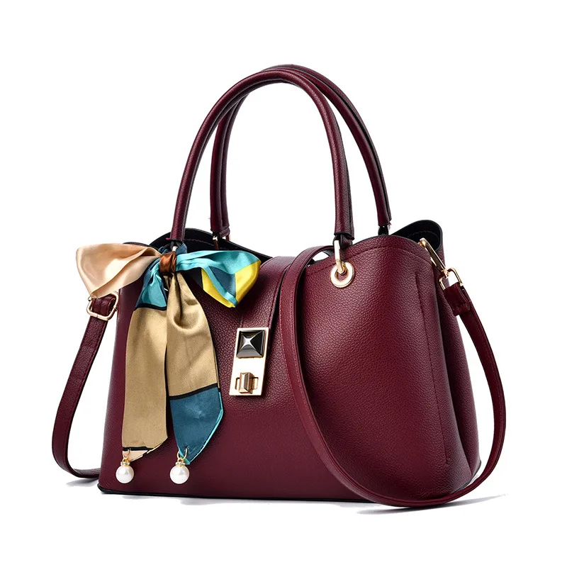 Large Square Urban Minimalist PU Shoulder Bag With Zipper Closure, Stylish Crossbody For Women