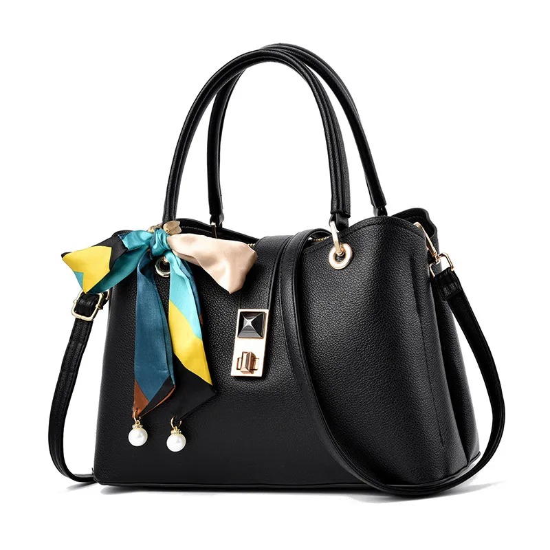 Large Square Urban Minimalist PU Shoulder Bag With Zipper Closure, Stylish Crossbody For Women
